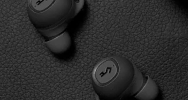 Man wearing headphones