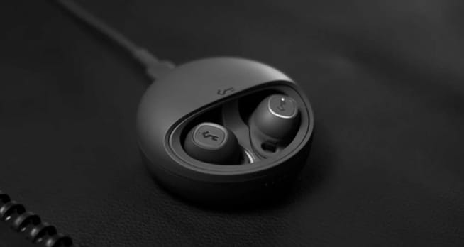 Headphones on a table